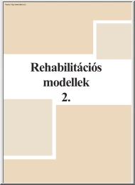Rehabilitációs modellek II