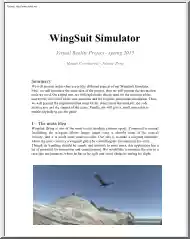 WingSuit Simulator