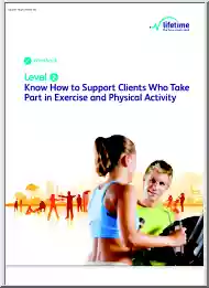 Know How to Support Clients Who Take Part in Exercise and Physical Activity