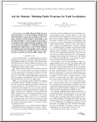 Ask the Mutants, Mutating Faulty Programs for Fault Localization