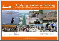 Applying resilience thinking, Seven principles for building resilience in social-ecological systems