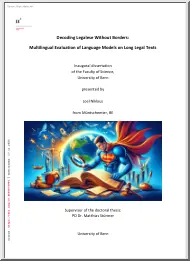 Joel Niklaus - Decoding Legalese