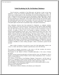 Dr. Sri Krishna Chaitanya - Vedic Psychology