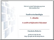 Giachetta Roberto - A szoftverfejlesztési folyamat