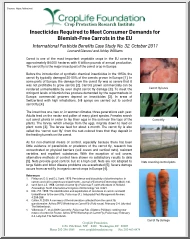 Insecticides Required to Meet Consumer Demands for Blemish-Free Carrots in the EU
