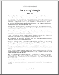 Arthur Jones - Measuring strength