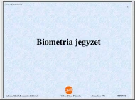 Biometria jegyzet