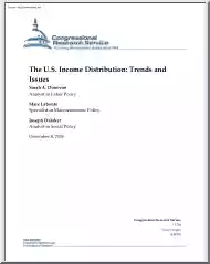 Donovan-Labonte-Dalaker - The U.S. Income Distribution, Trends and Issues