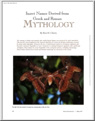 Ron H. Cherry - Insect names derived from Greek and Roman Mythology