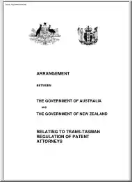 Arrangement between the Government of Australia and th Government of New Zealand