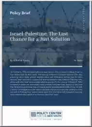 Abdelhak Bassou - Israel Palestine, The Last Chance for a Just Solution