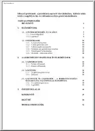 Időszerű problémák a petrolkémia operatív tűzvédelmében, különös tekintettel a cseppfolyós tűz- és robbanás veszélyes gázok lokalizálására