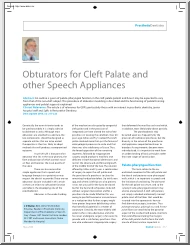 John Walter - Obturators for cleft