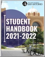 Texas A and M University, San Antonio, Student Handbook