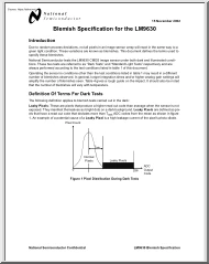 Blemish Specification for the LM9630