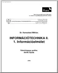 Dr Keresztesi Miklós - Információtechnika II