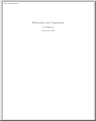 Avi Wigderson - Mathematics and Computation