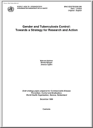 Uplekar-Rangan-Ogden - Gender and Tuberculosis Control, Towards a Strategy for Research and Action
