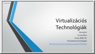 Kovács Ákos - Virtualizációs technológiák