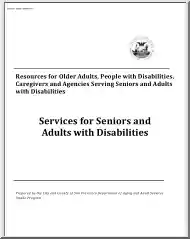 Services for Seniors and Adults with