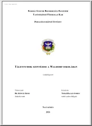 Tokaji Balázs András - Tálentumok szintézise a Waldorf iskolában