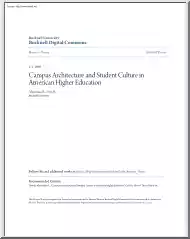 Alexandra R. Troxell - Campus Architecture and Student Culture in American Higher Education