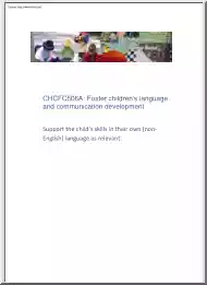 Foster Childrens Language and Communication Development