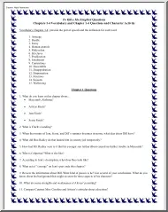 To Kill a Mockingbird Questions