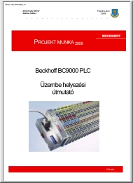 Borsoviczky-Márkus - Beckhoff BC9000 PLC üzembe helyezési útmutató