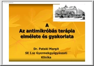 Dr. Pataki Margit - Az antimikróbás terápia elmélete és gyakorlata