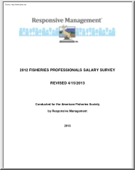 Fisheries Professionals Salary Survey