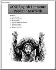 GCSE English Literature Paper 1, Macbeth