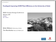 Gibbons-Burkhalter - Funding and Improving CHW Plant Efficiency at the University of Utah