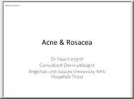 Dr Paul Farrant - Acne and Rosacea