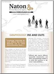 Graphology Ins and Outs