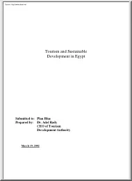 Dr. Adel Rady - Tourism and Sustainable Development in Egypt