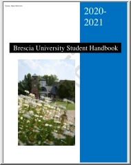 Brescia University Student Handbook
