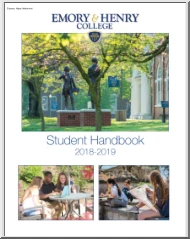 Emory and Henry College, Student Handbook
