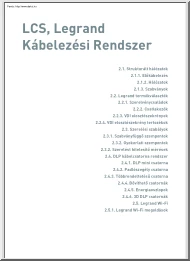 LCS, Legrand kábelezési rendszer