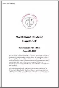 Westmont College, Student Handbook
