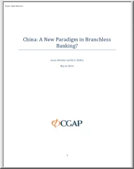 Shrader-Duflos - China, A New Paradigm in Branchless Banking