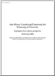 Anti Money Laundering Countering the Financing of Terrorism, Typologies from a Jersey Perspective