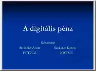 Schiszler-Szekeres - A digitális pénz