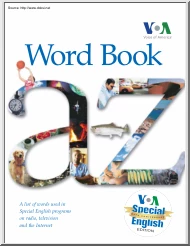 English Workbook, A list of words used in Special English programs on radio, television and the Internet