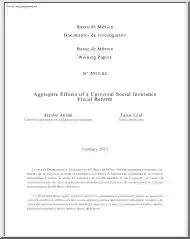 Arturo-Julio - Aggregate Effects of a Universal Social Insurance Fiscal Reform