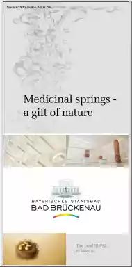 Medicinal Springs, A Gift of Nature