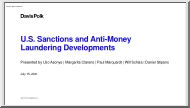 Asonye-Clarens-Marquardt - U.S. Sanctions and Anti-Money Laundering Developments