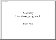 Iványi Péter - Assembly, utasítások, programok