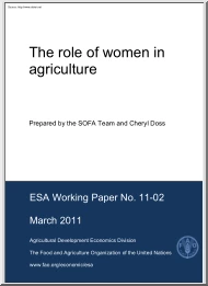 The Role of Women in Agriculture