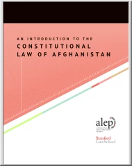 Ahmad-Price-Jacobson - An Introduction to the Constitutional Law of Afghanistan
